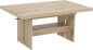 Preview: Couchtisch Felix Dekor Viking Oak | ausziehbar + höhenverstellbar